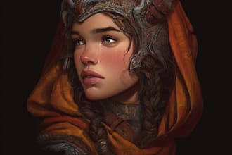 design professionally your fanatsy character for you
