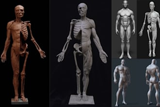 sculpt 3d mythological bas relief 3d statue 3d anatomy sculpture 3d scifi stl