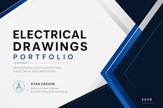 create professional autocad electrical drawings