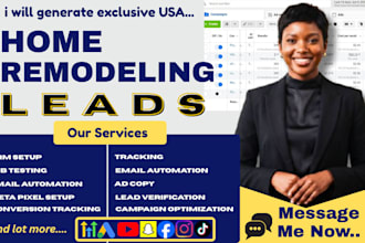 home remodeling leads, home renovation, home remodeling leads via facebook ads