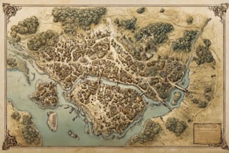 create high quality bespoke fantasy maps