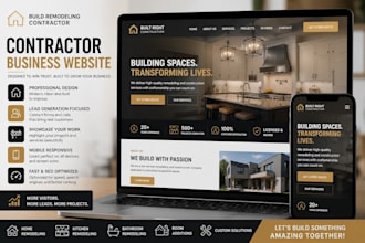 build a high converting remodeling contractor business website