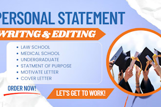 perfectly edit your personal statement for medical school admission essay