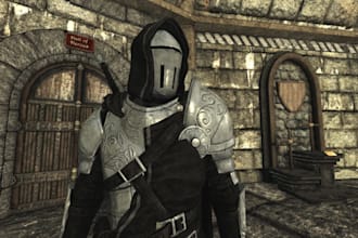 create edit or port custom skyrim mod weapon and armor, fallout 4, arma 3, gmod