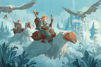 draw a fantasy illustration for you