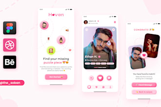 develop a modern dating app like tinder, bumble style