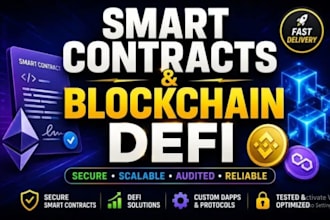 develop smart contract on ethereum , solidity developer