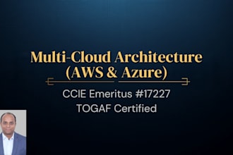 design your AWS and azure enterprise cloud network