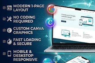 design a professional website using google sites