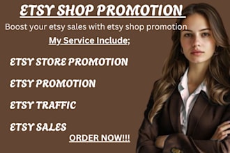 do etsy shop promotion, etsy store promotion, etsy seo to boost etsy traffic