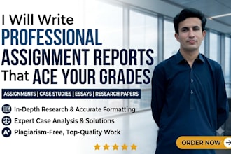 write high quality assignment, report, summary