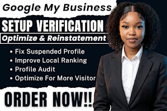 setup a verified google my business profile fix suspended gmb reisntate business