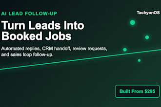 build an ai lead follow up and review automation system