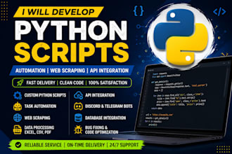 develop custom python scripts