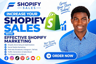 do shopify marketing, promote shopify store to boost shopify sales