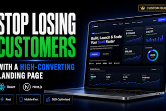 build a modern startup landing page that converts visitors into customers