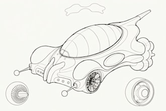 design and sketch the car or vehicle you want