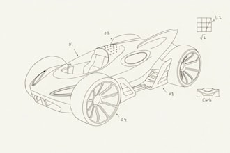 create vehicle concept art for you