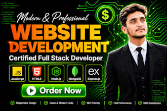 build website, front end developer, website development, full stack developer