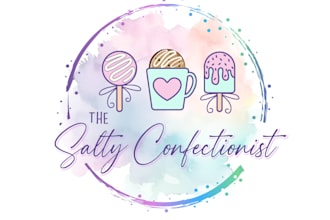 design a professional sweet logo for your candy, dessert, or food brand