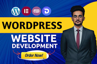create wordpress website, elementor website, wordpress blog with elementor pro