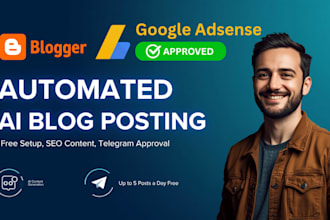 set up free automated ai blog posting to your blogger with telegram approval
