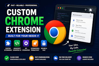 develop a custom chrome extension for your business