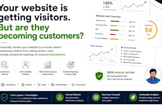 audit your website to boost conversions, UX, and sales