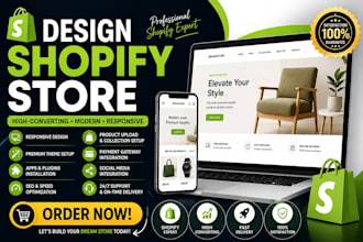 design branded shopify store shopify website