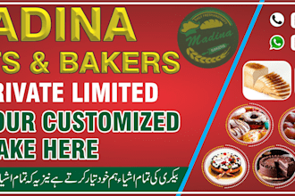 design eye catching flex banner, panaflex and shop signboard