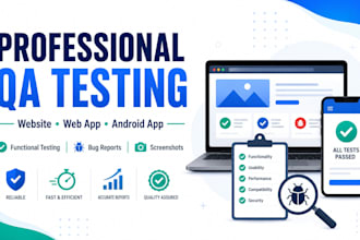 do QA tester, mobile, website, API and appium testing