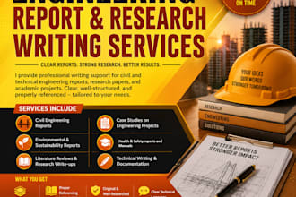 civil engineering environmental and research project reports
