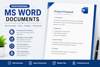 format , design word and powerpoint files