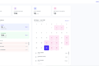set up a complete school management software with fees, attendance and whatsapp