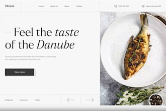 build a restaurant website with online ordering system