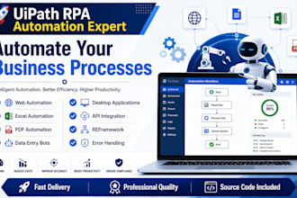 create custom uipath rpa bots to automate your business processes