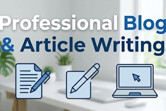 do SEO content writing, tech articles and blog posts, b2b, tech