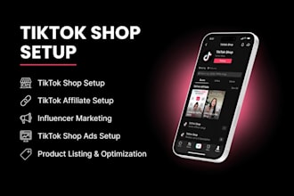 setup tiktok shop, tiktok affiliate and tiktok shop ads