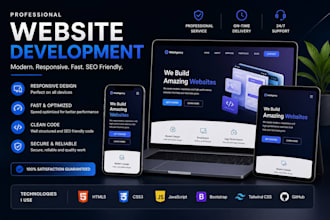 build a responsive HTML CSS website