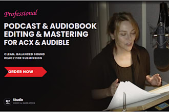 edit and master your podcast or audiobook, acx and audible