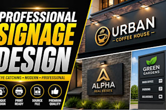design professional business signage
