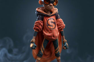 superhero character for comics