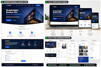 design your business landing page