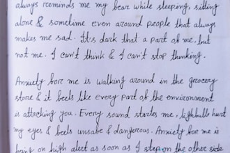 write aesthetic with professional handwriteen notes