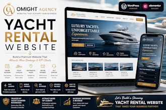 yacht rental website, yacht charter website, boat rental website, luxury yacht