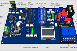 develop esp32 s3 pcb design for ai, iot, wifi, bluetooth and embedded systems