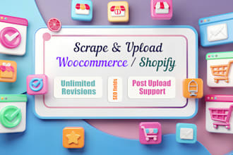 scrape products and add to your store