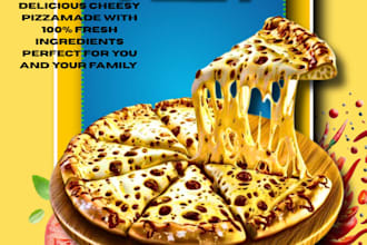 design food poster and restaurant social media post