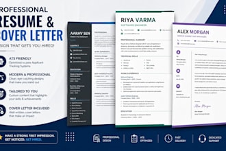 design a professional ats resume and CV
