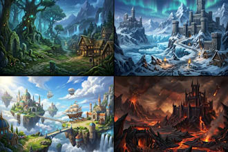 do the landscape illustration or concept art for you